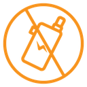 No Electronic Vaping icon