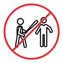 No fight sign icon