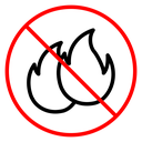 No fire sign 2 icon