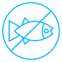No Fish Prohibition Sign icon
