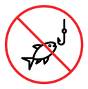 No fishing icon