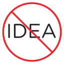 No Idea sign icon
