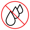 No leakage sign icon