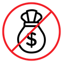 No money icon