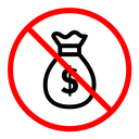 No money icon