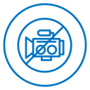 No recording icon