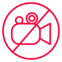 No Recording Video Camera icon