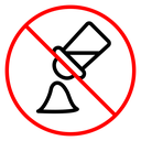 No salt sign icon