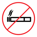 No smoking cigarette sign icon