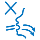 No swallowing icon