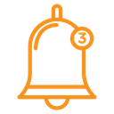 Notification bell icon