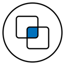 Object intersect 2 icon