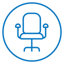 Office chair icon