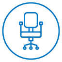 Office chair icon