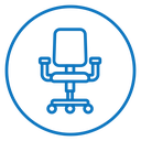 Office chair icon