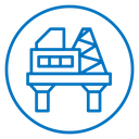 Oil platform icon