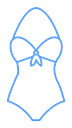 One Piece Swimsuit Bow icon
