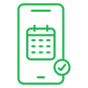 Online appointment Color Outline icon