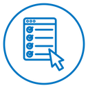 Online exam test icon