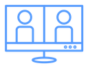 Online meeting icon
