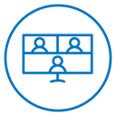 Online meeting icon