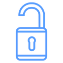 Open Padlock Keyhole icon