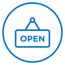 Open Sign Board icon