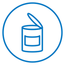 Open tin can 2 icon