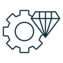 Operational excellence icon