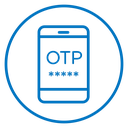 Otp sms password icon