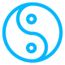 Overall Wellness Yin Yang icon