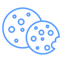 Overlapping Bitten Cookies icon