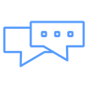 Overlapping Chat Bubbles icon
