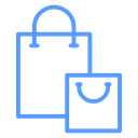 Overlapping Shopping Bags icon