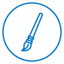 Paint brush 2 icon