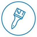 Paint brush 3 icon