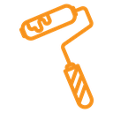 Paint roller icon