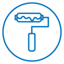 Paint roller icon