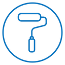 Paint roller icon