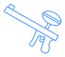 Paintball gun icon