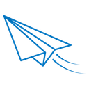 Paper plane icon