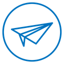 Paper plane 2 icon