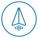 Paper plane icon