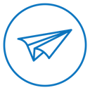 Paper plane icon