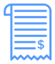 Paper receipt icon