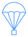 Parachute Color Outline icon