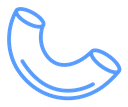 Pasta Color Outline icon