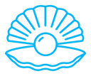 Pearl in the open shell icon