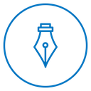 Pen nib 2 icon