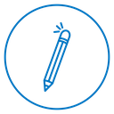 Pencil Writing Color Outline icon